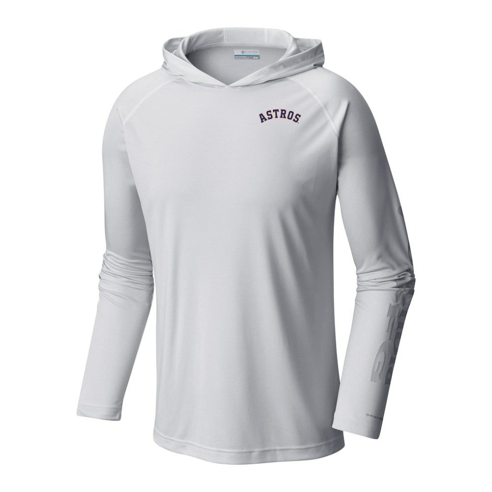 Houston Astros Terminal Tackle Omni-Shade Pullover Hoodie White