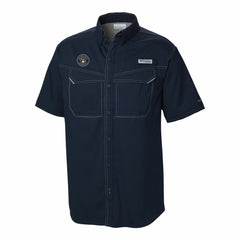 Milwaukee Brewers Omni-Wick Low Drag Offshore Button-Up Shirt Navy