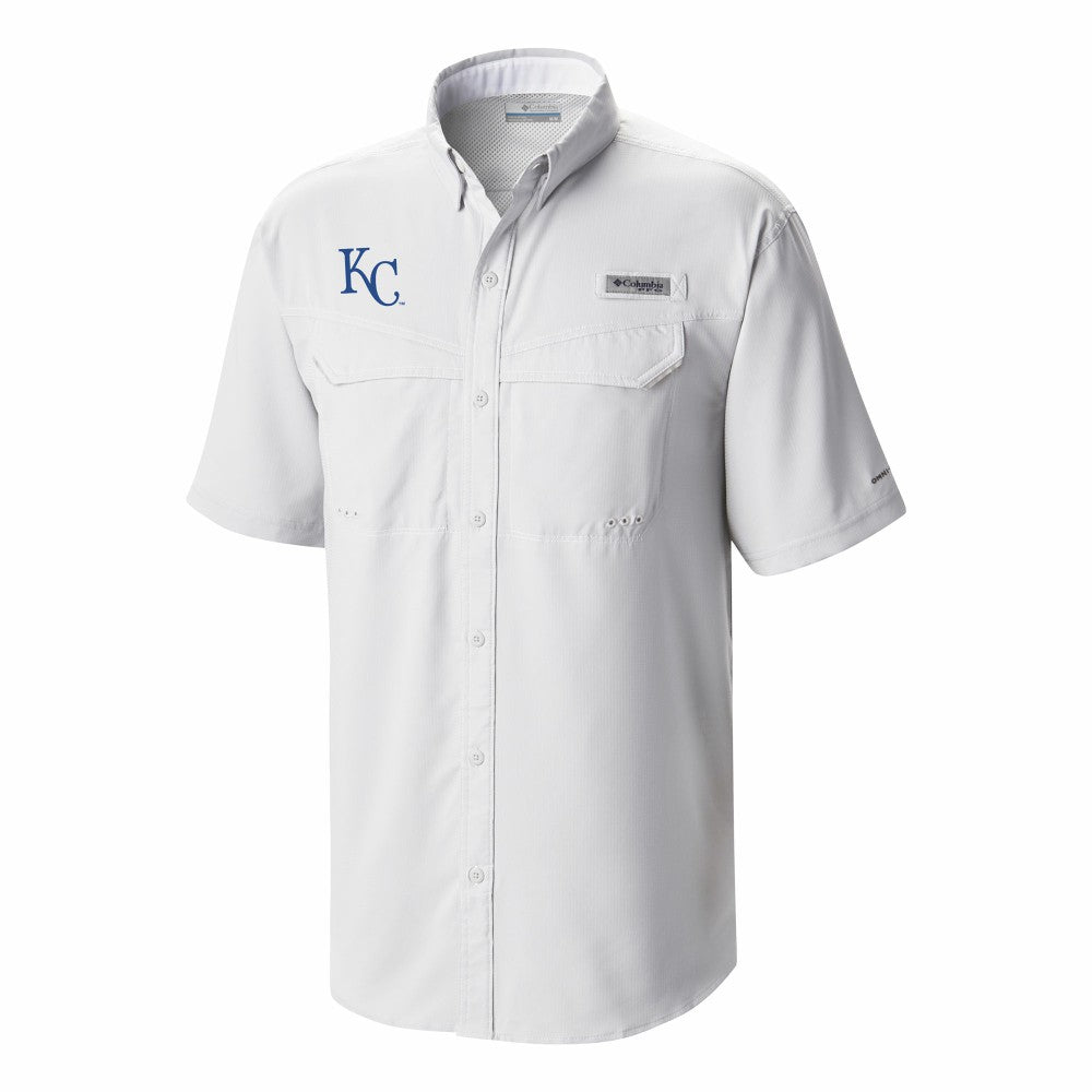 Kansas City Royals Omni-Wick Low Drag Offshore Button-Up Shirt White