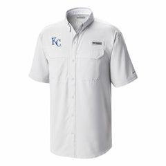 Kansas City Royals Omni-Wick Low Drag Offshore Button-Up Shirt White