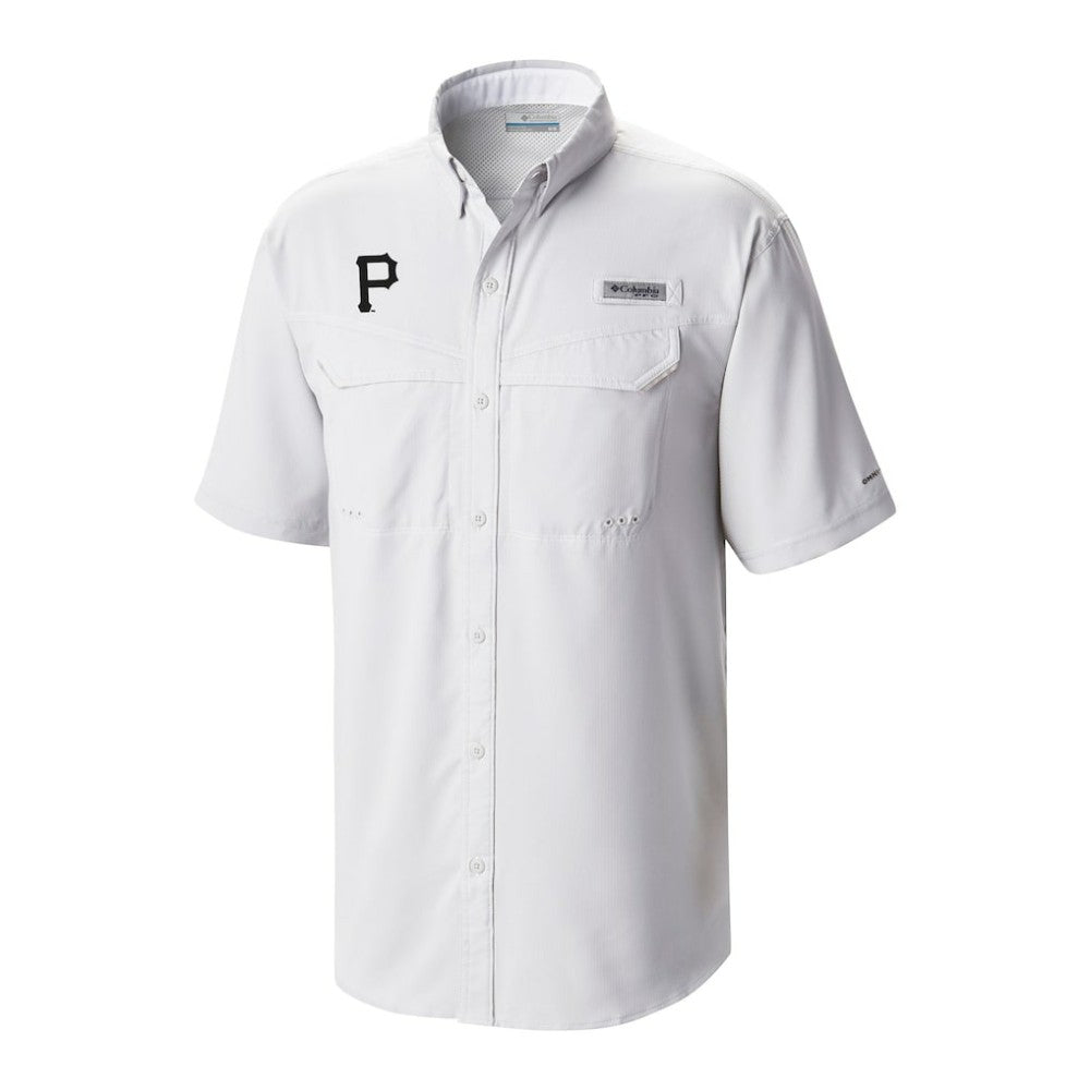 Pittsburgh Pirates Omni-Wick Low Drag Offshore Button-Up Shirt White