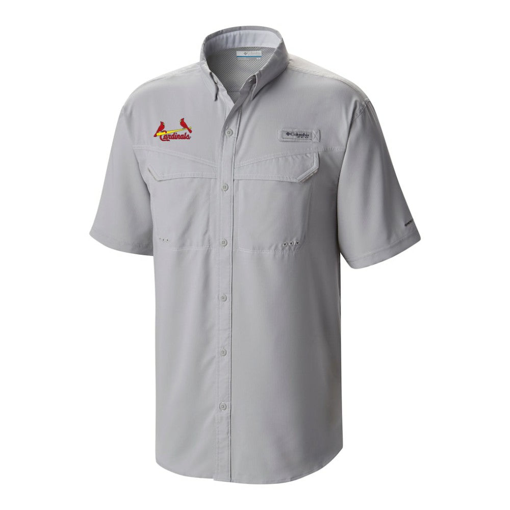St. Louis Cardinals Omni-Wick Low Drag Offshore Button-Up Shirt Gray