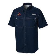 St. Louis Cardinals Omni-Wick Low Drag Offshore Button-Up Shirt Navy