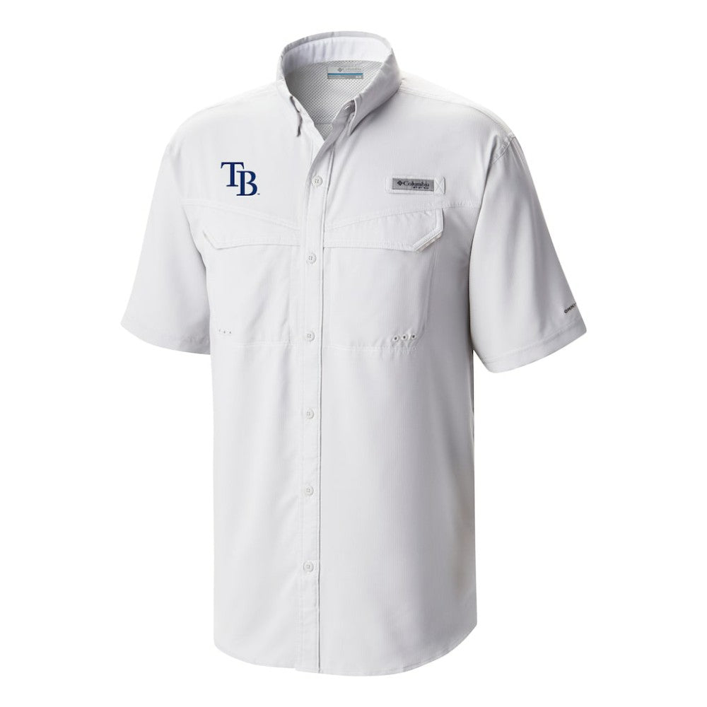Tampa Bay Rays Omni-Wick Low Drag Offshore Button-Up Shirt White
