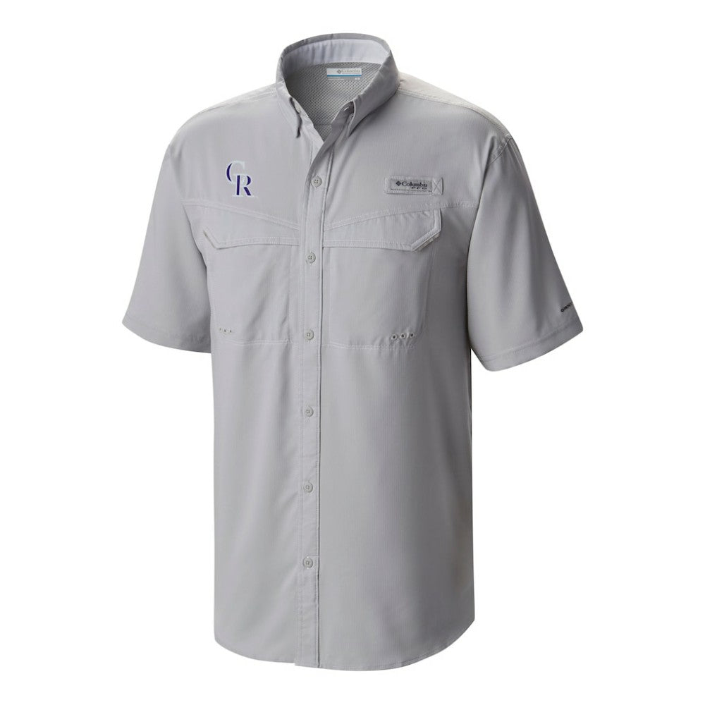 Colorado Rockies Omni-Wick Low Drag Offshore Button-Up Shirt Gray