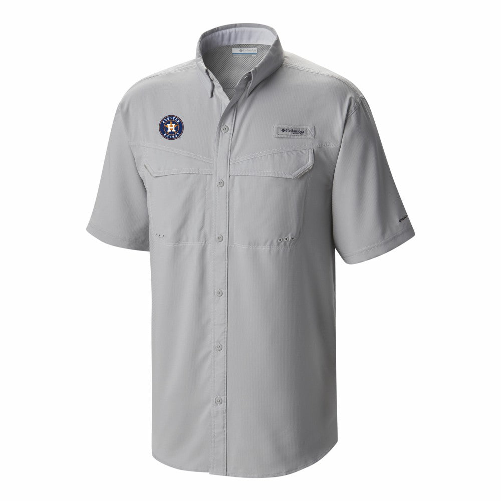 Houston Astros Omni-Wick Low Drag Offshore Button-Up Shirt Gray