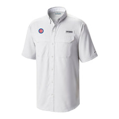 Chicago Cubs Omni-Wick Low Drag Offshore Button-Up Shirt White