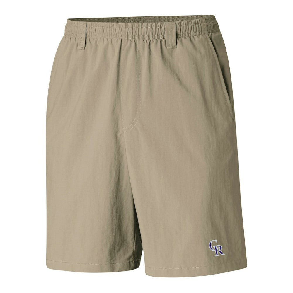 Colorado Rockies PFG Backcast III Water Shorts Tan