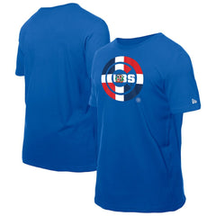 Chicago Cubs Dominican Republic Flag Logo T-Shirt Royal