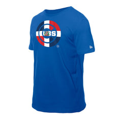 Chicago Cubs Dominican Republic Flag Logo T-Shirt Royal