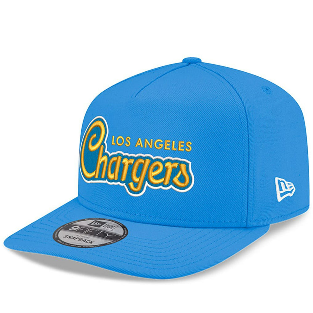 Los Angeles Chargers New Era Charger Power A-Frame 9FIFTY Snapback Hat - Powder Blue cheap