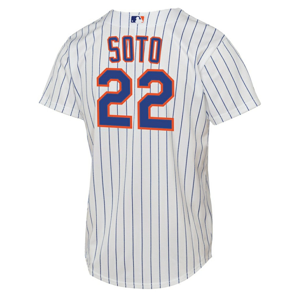 Juan Soto New York Mets Youth Home Replica Jersey White