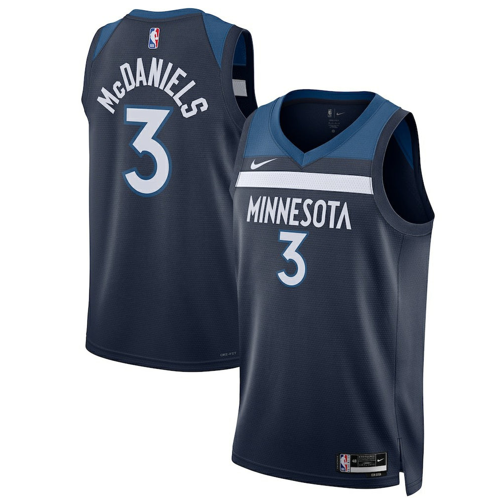 Jaden McDaniels Minnesota Timberwolves Unisex Swingman Player Jersey - Icon Edition - Navy online