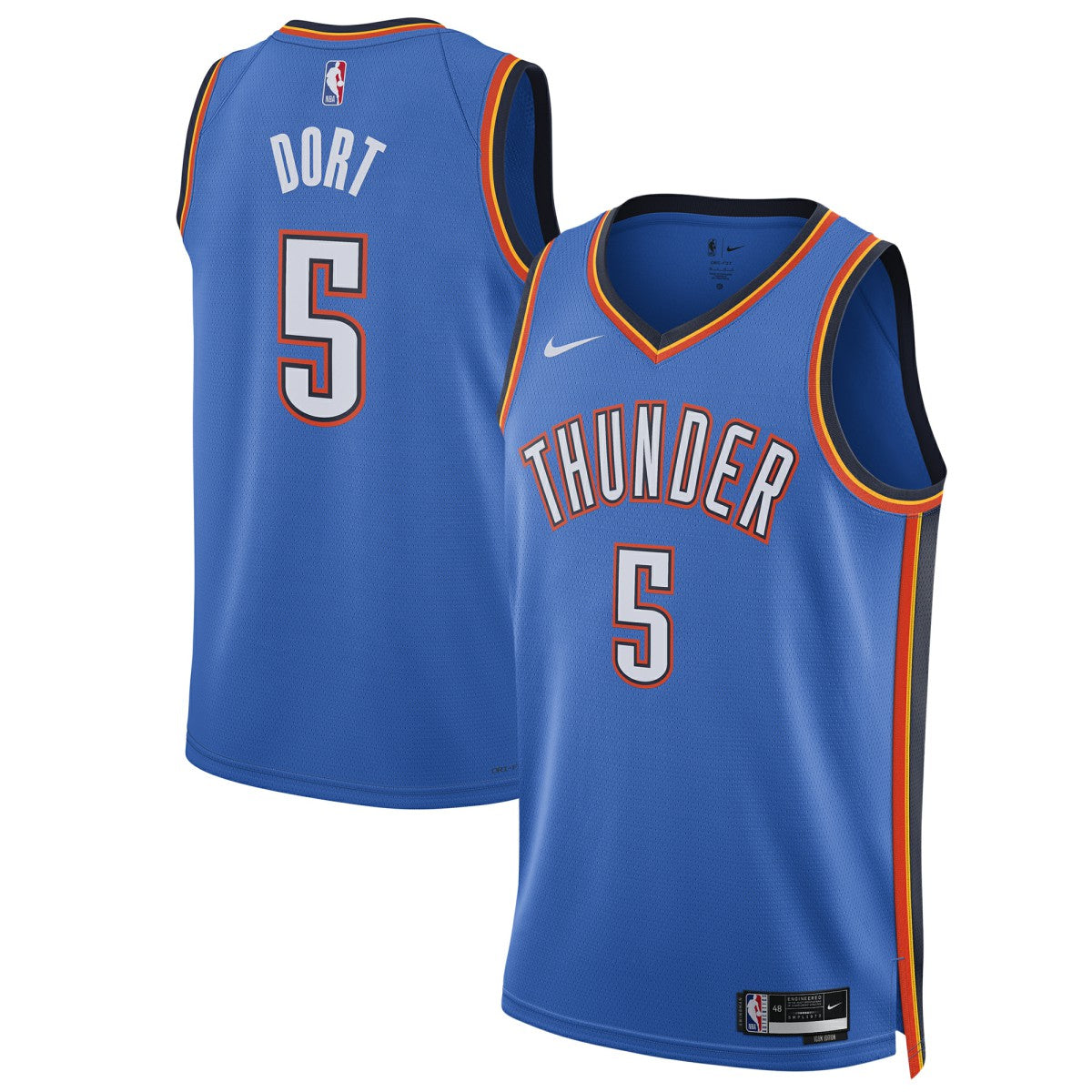 Luguentz Dort Oklahoma City Thunder Unisex Swingman Player Jersey - Icon Edition - Blue on sale