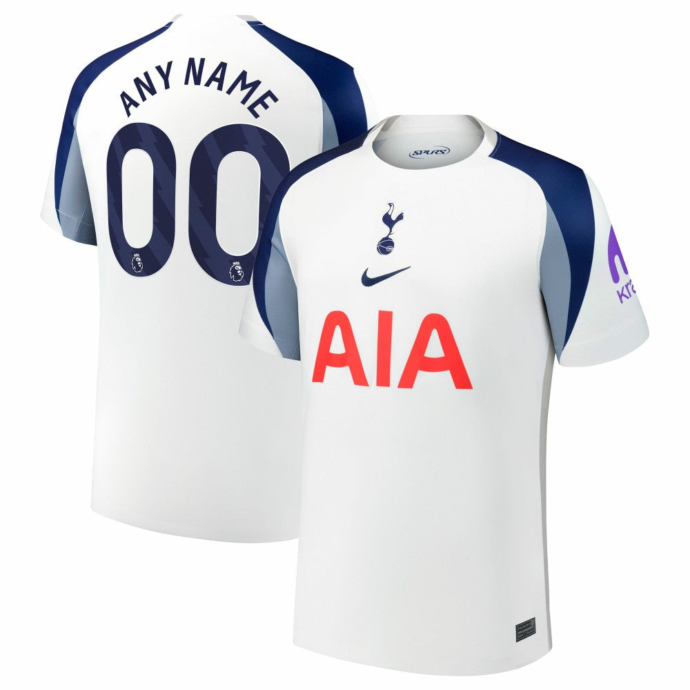 Tottenham Hotspur 2025/26 Home Replica Custom Jersey - White for sale
