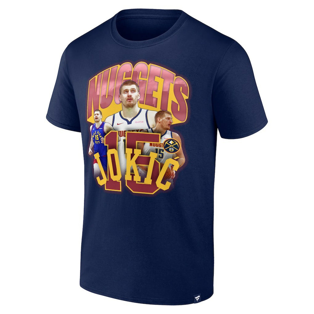 Nikola Jokic Denver Nuggets Notorious 4.0 T-Shirt sale - Navy outlet