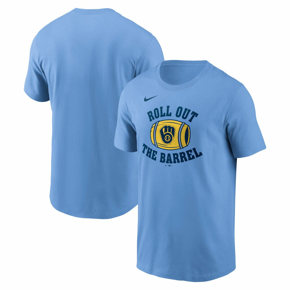 Milwaukee Brewers Local Hometown T-Shirt Light Blue