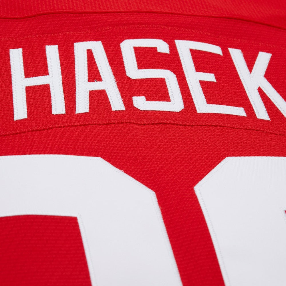 Dominik Hasek Detroit Red Wings Mitchell & Ness 2007-08 Power Play Jersey - Red Jerseys
