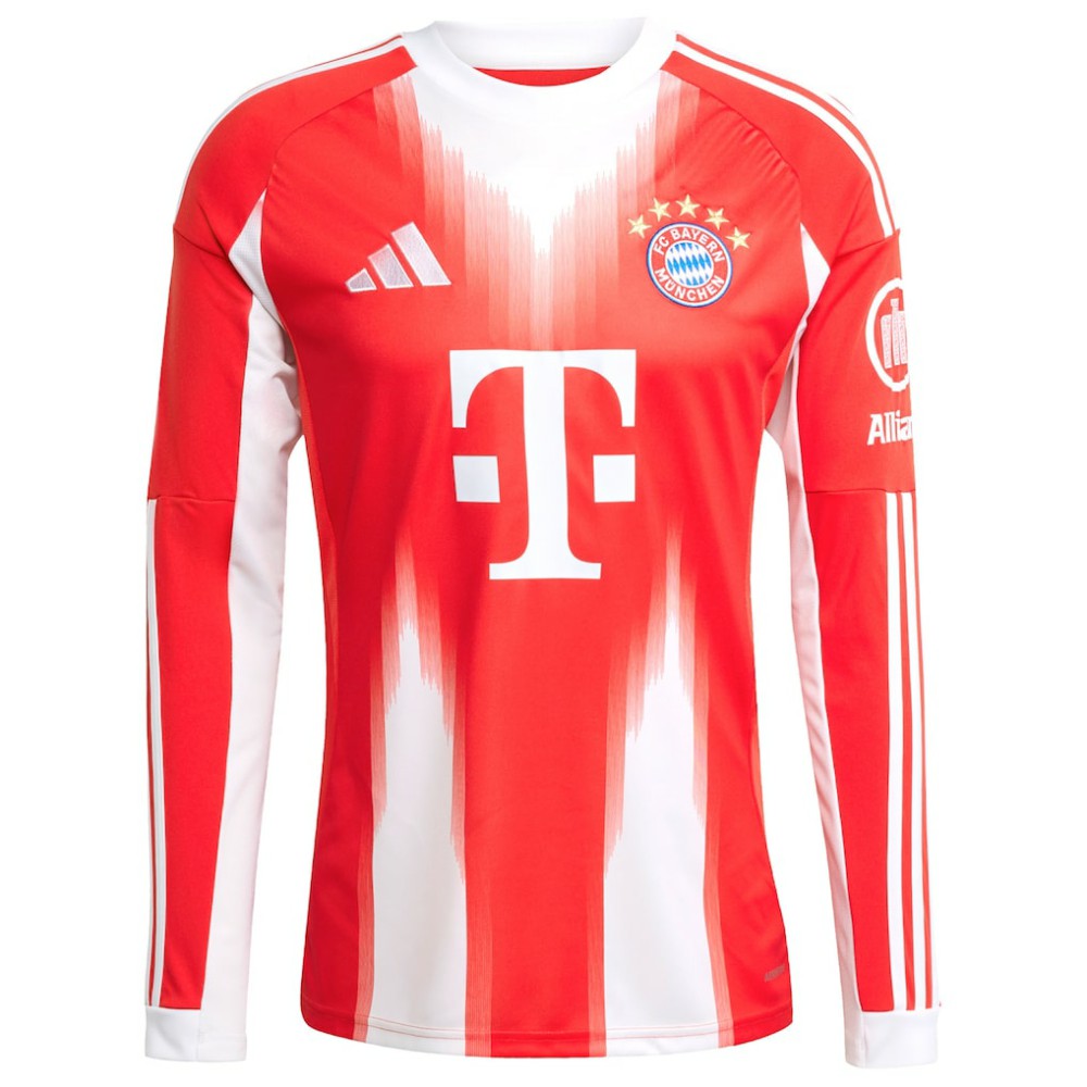 Harry Kane Bayern Munich 2025/26 Home Replica Long Sleeve Jersey - Red cheap