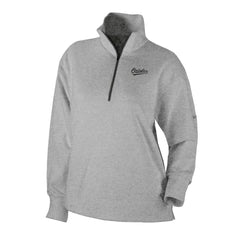 Baltimore Orioles Women's Birchwood Hills Quarter-Zip Pullover Gray