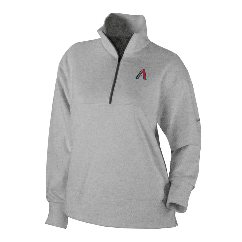 Arizona Diamondbacks Women's Birchwood Hills Quarter-Zip Pullover Gray