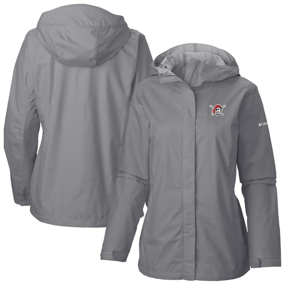 Pittsburgh Pirates Women's Arcadia II Full Zip-Jacket Gray