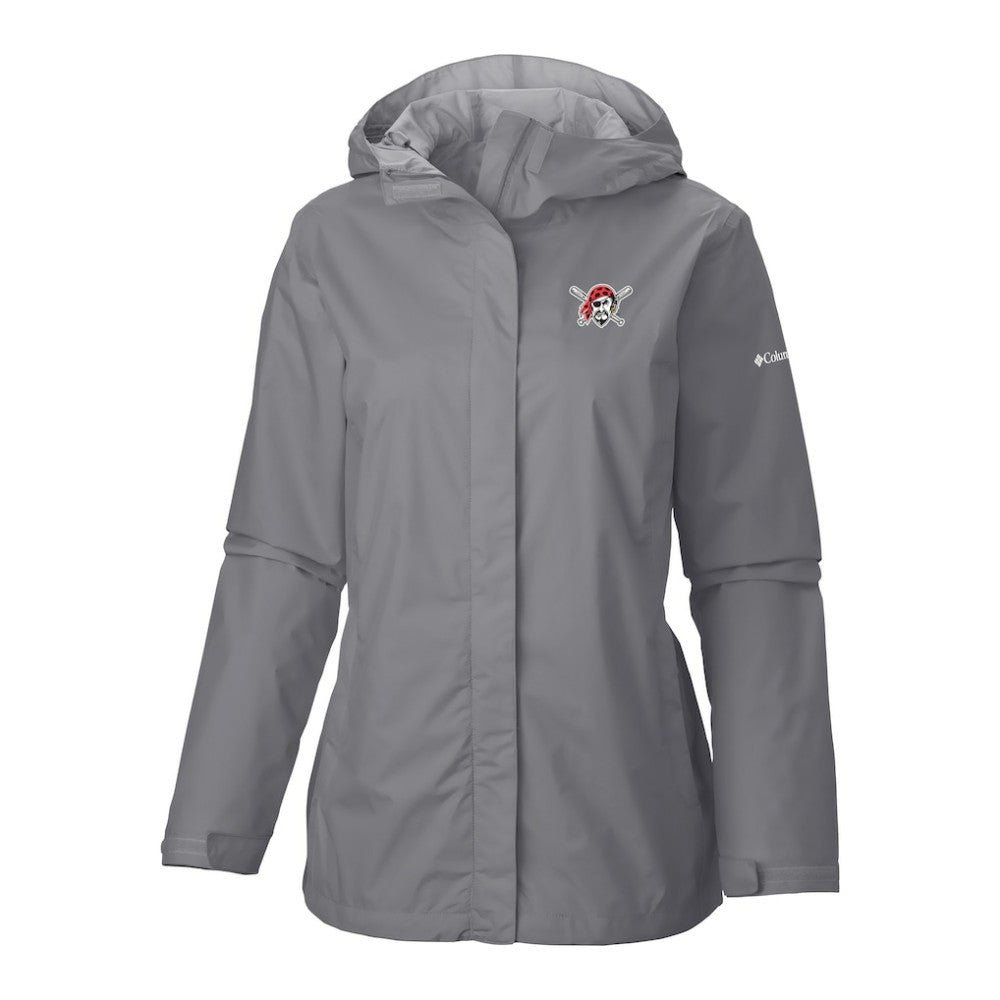 Pittsburgh Pirates Women's Arcadia II Full Zip-Jacket Gray