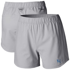 Kansas City Royals Women's Tamiami Pull-On Shorts Gray