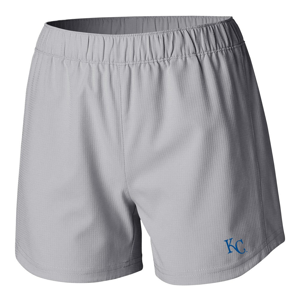 Kansas City Royals Women's Tamiami Pull-On Shorts Gray