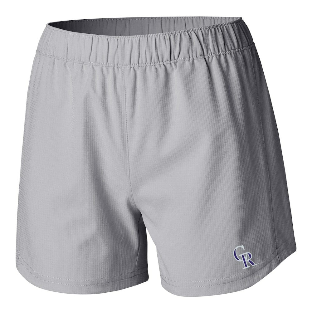 Colorado Rockies Women's Tamiami Pull-On Shorts Gray