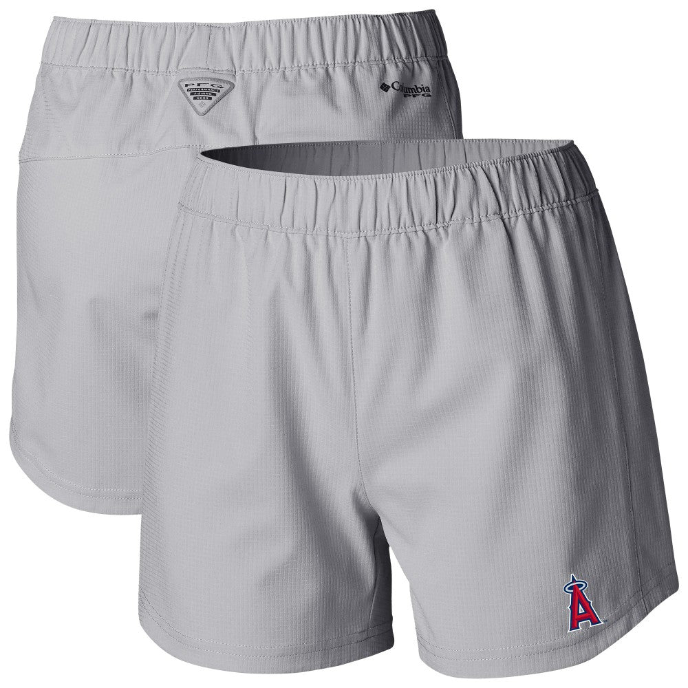 Los Angeles Angels Women's Tamiami Pull-On Shorts Gray