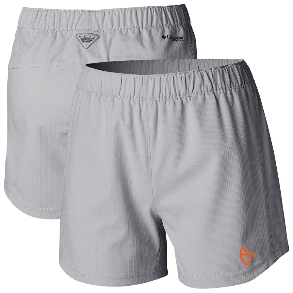 Baltimore Orioles Women's Tamiami Pull-On Shorts Gray