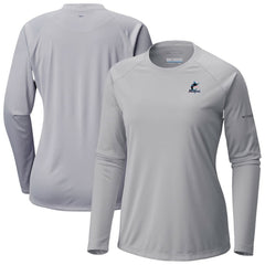 Miami Marlins Tidal Tee II Long Sleeve T-Shirt Gray