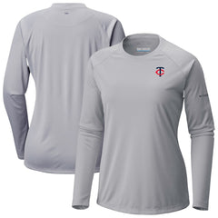 Minnesota Twins Tidal Tee II Long Sleeve T-Shirt Gray