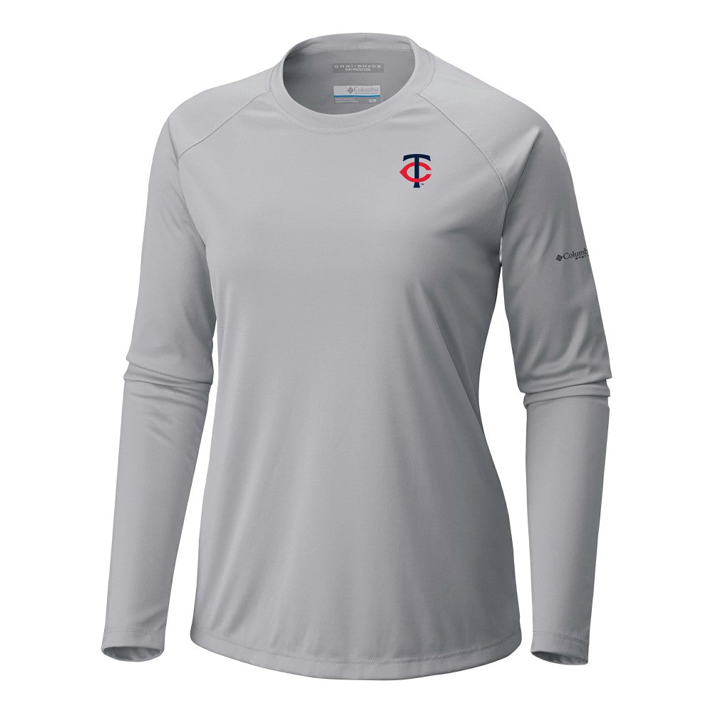 Minnesota Twins Tidal Tee II Long Sleeve T-Shirt Gray