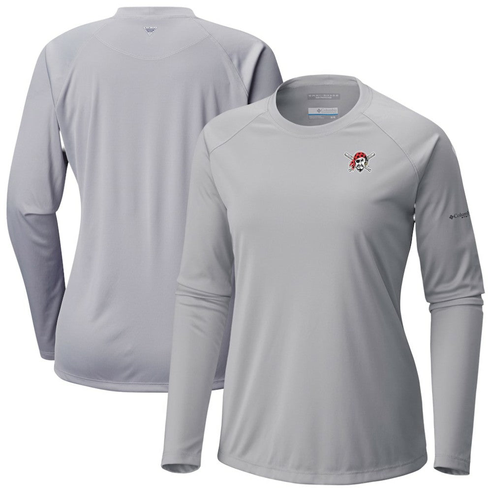 Pittsburgh Pirates Tidal Tee II Long Sleeve T-Shirt Gray