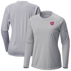 Washington Nationals Tidal Tee II Long Sleeve T-Shirt Gray