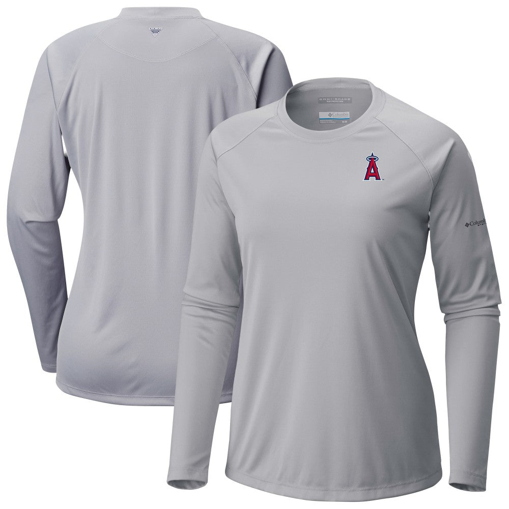 Los Angeles Angels Tidal Tee II Long Sleeve T-Shirt Gray