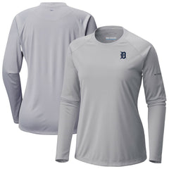 Detroit Tigers Tidal Tee II Long Sleeve T-Shirt Gray