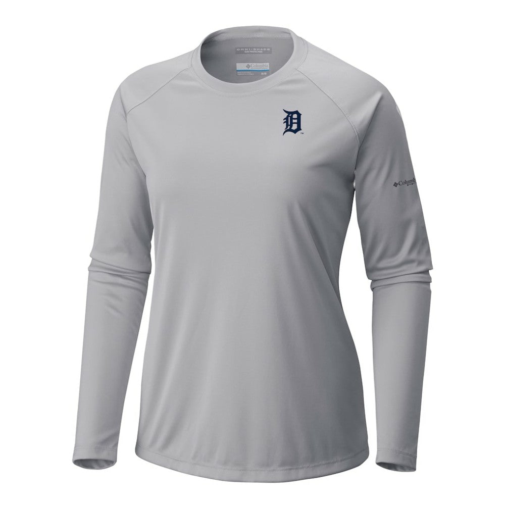 Detroit Tigers Tidal Tee II Long Sleeve T-Shirt Gray