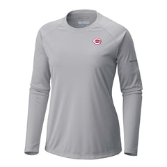Cincinnati Reds Tidal Tee II Long Sleeve T-Shirt Gray
