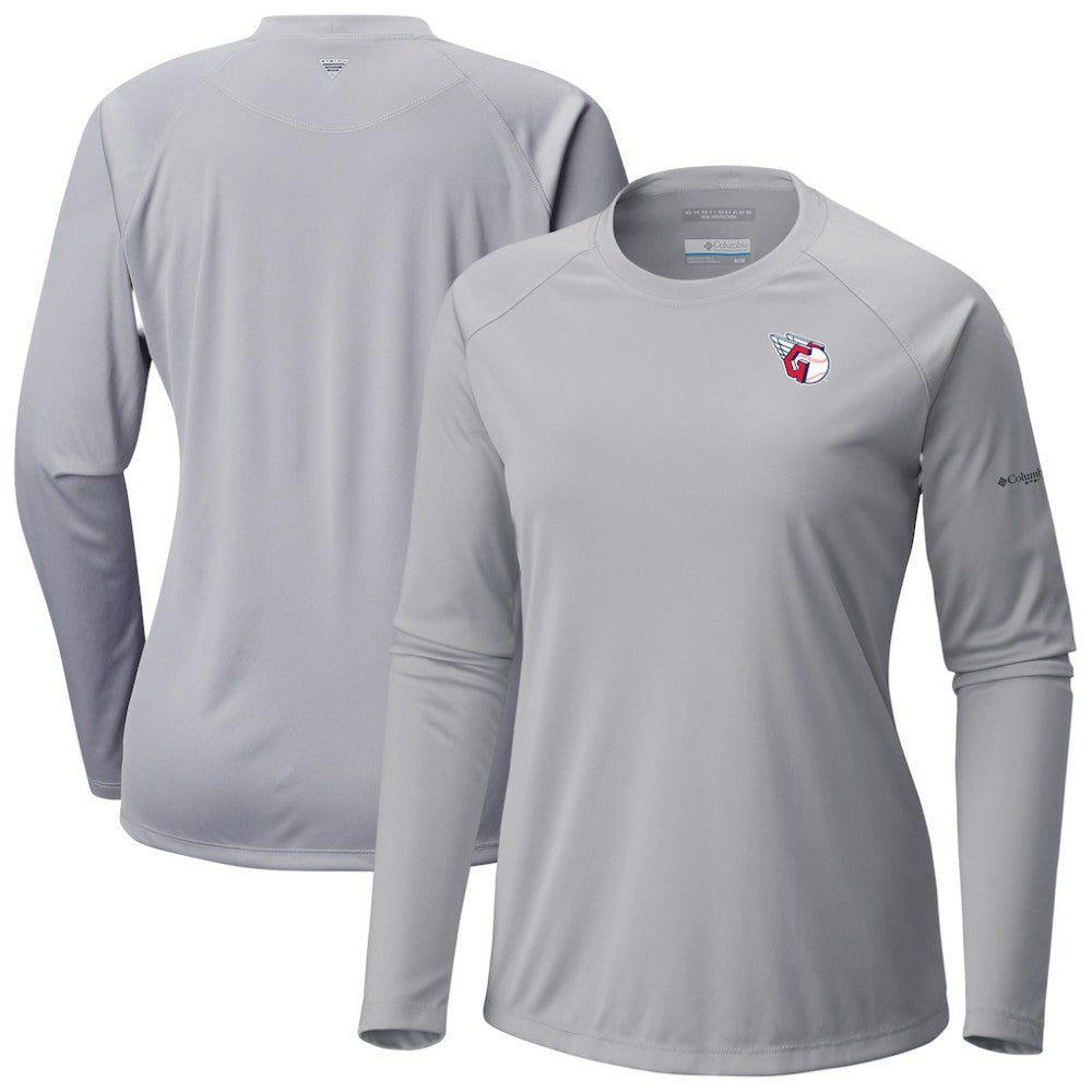 Cleveland Guardians Tidal Tee II Long Sleeve T-Shirt Gray
