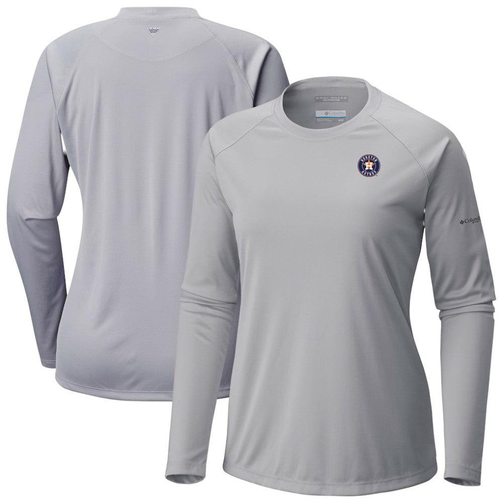 Houston Astros Tidal Tee II Long Sleeve T-Shirt Gray