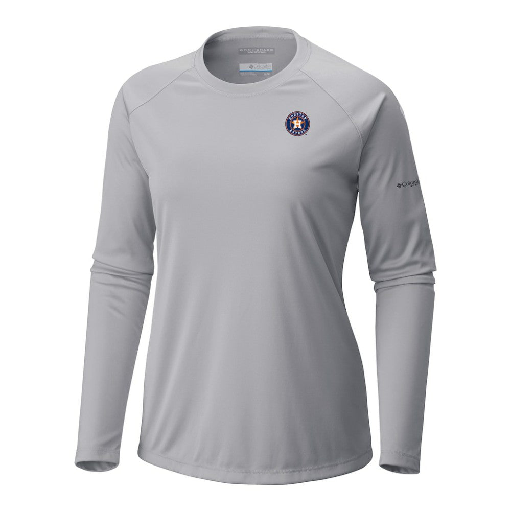 Houston Astros Tidal Tee II Long Sleeve T-Shirt Gray