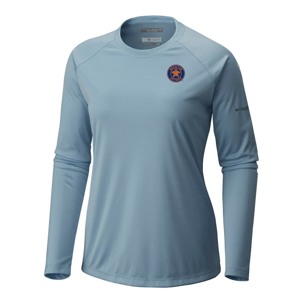 Houston Astros Tidal Tee II Long Sleeve T-Shirt Light Blue