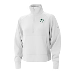 Athletics Women's Wickhams Hills Raglan Omni-Wick Quarter-Zip Pullover White