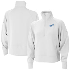 Kansas City Royals Women's Wickhams Hills Raglan Omni-Wick Quarter-Zip Pullover White