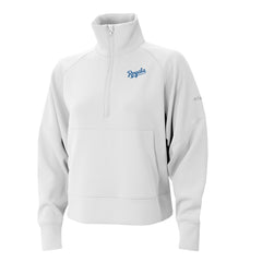 Kansas City Royals Women's Wickhams Hills Raglan Omni-Wick Quarter-Zip Pullover White