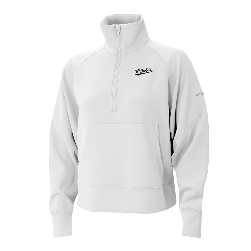 Chicago White Sox Women's Wickhams Hills Raglan Omni-Wick Quarter-Zip Pullover White