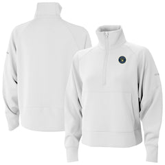 Milwaukee Brewers Women's Wickhams Hills Raglan Omni-Wick Quarter-Zip Pullover White